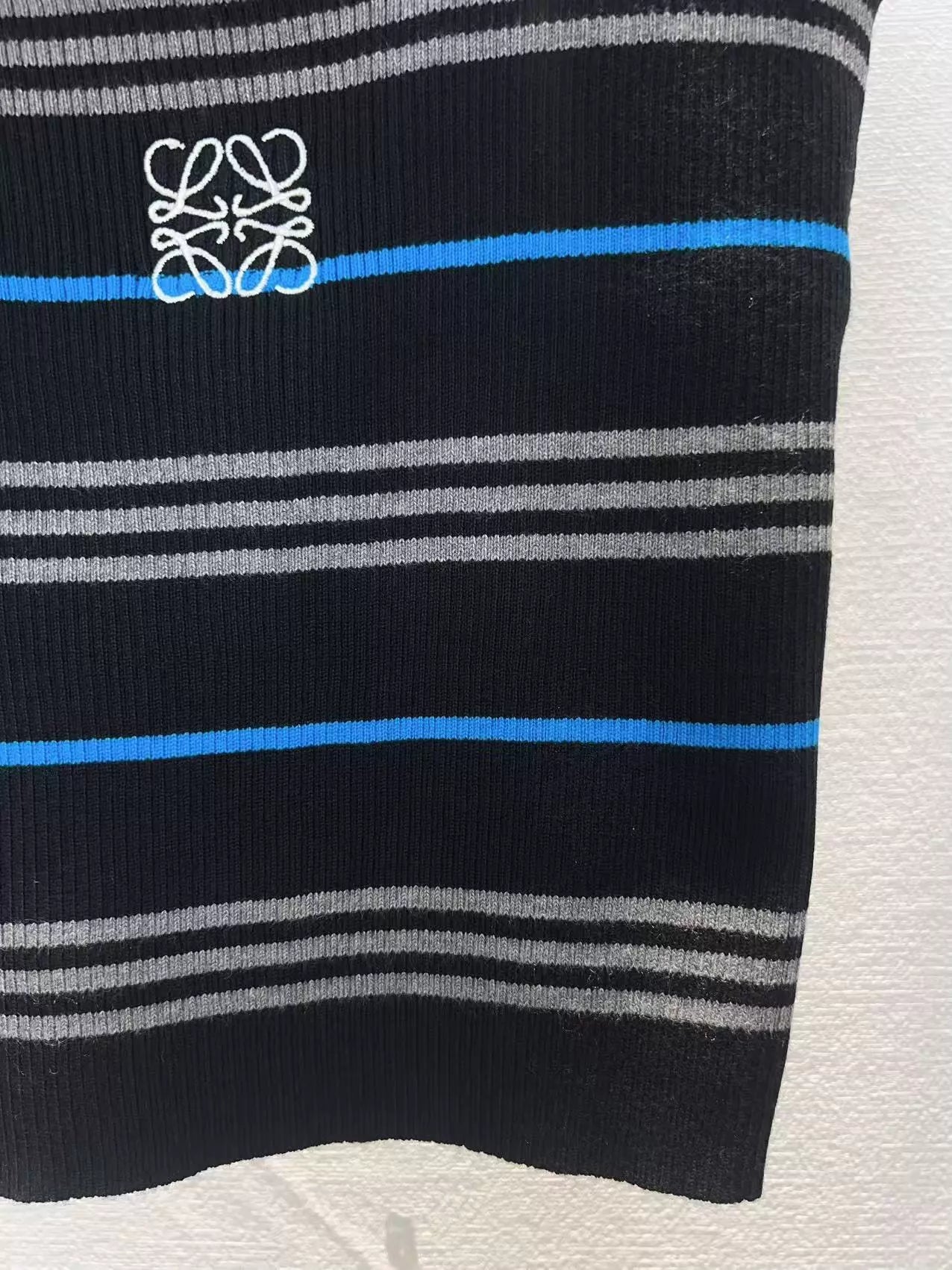 26ss Striped Ribbed Vest