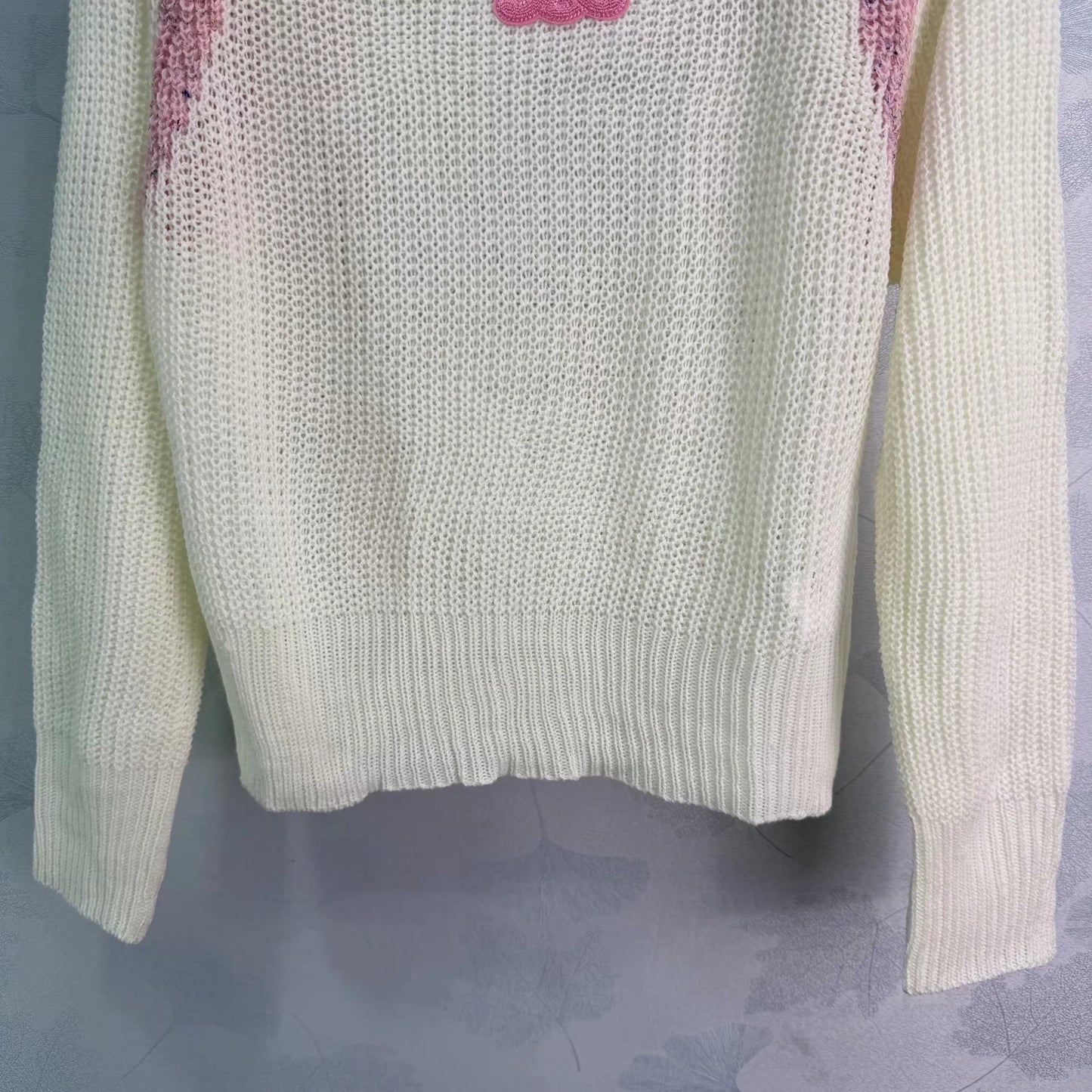 Floral Embroidery Sweater