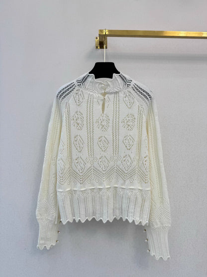 Openwork Knit Sweater