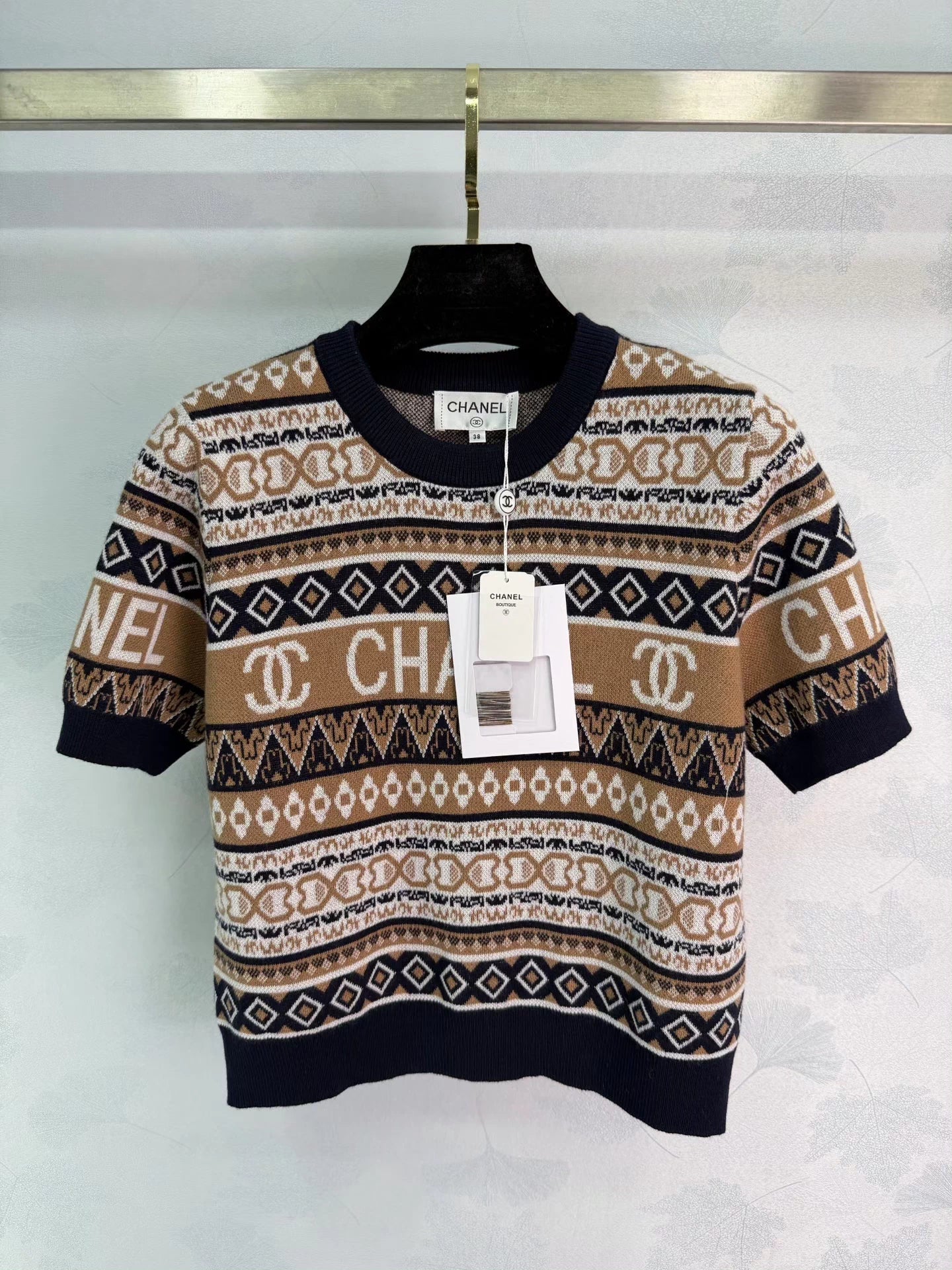 Knitted Short-Sleeve T-Shirt
