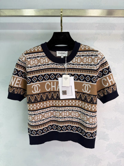 Knitted Short-Sleeve T-Shirt
