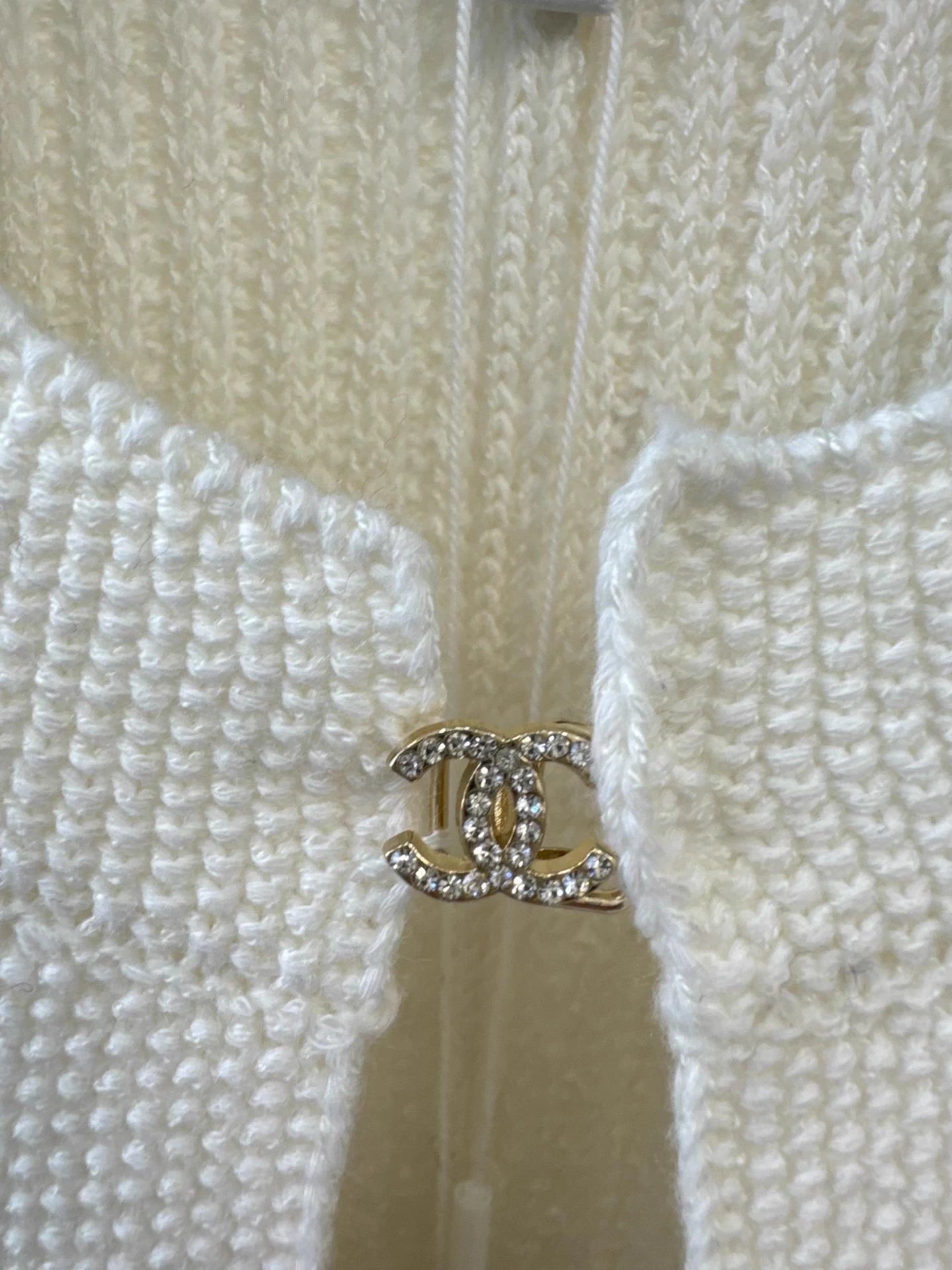 Jacquard knit cardigan