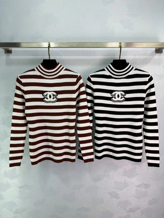 Striped Knit Sweater