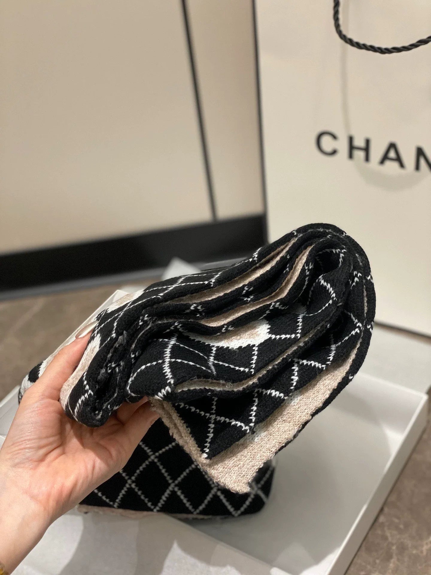 25fw Double sided new scarf
