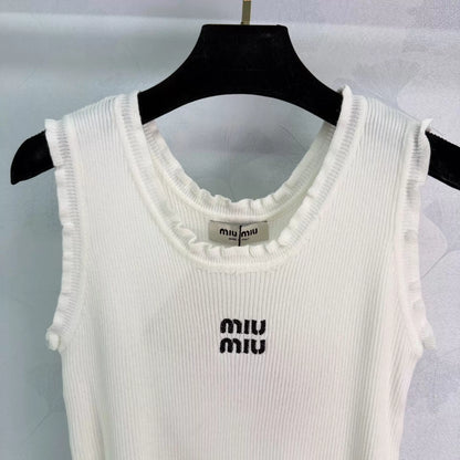 Embroidered Knit Vest