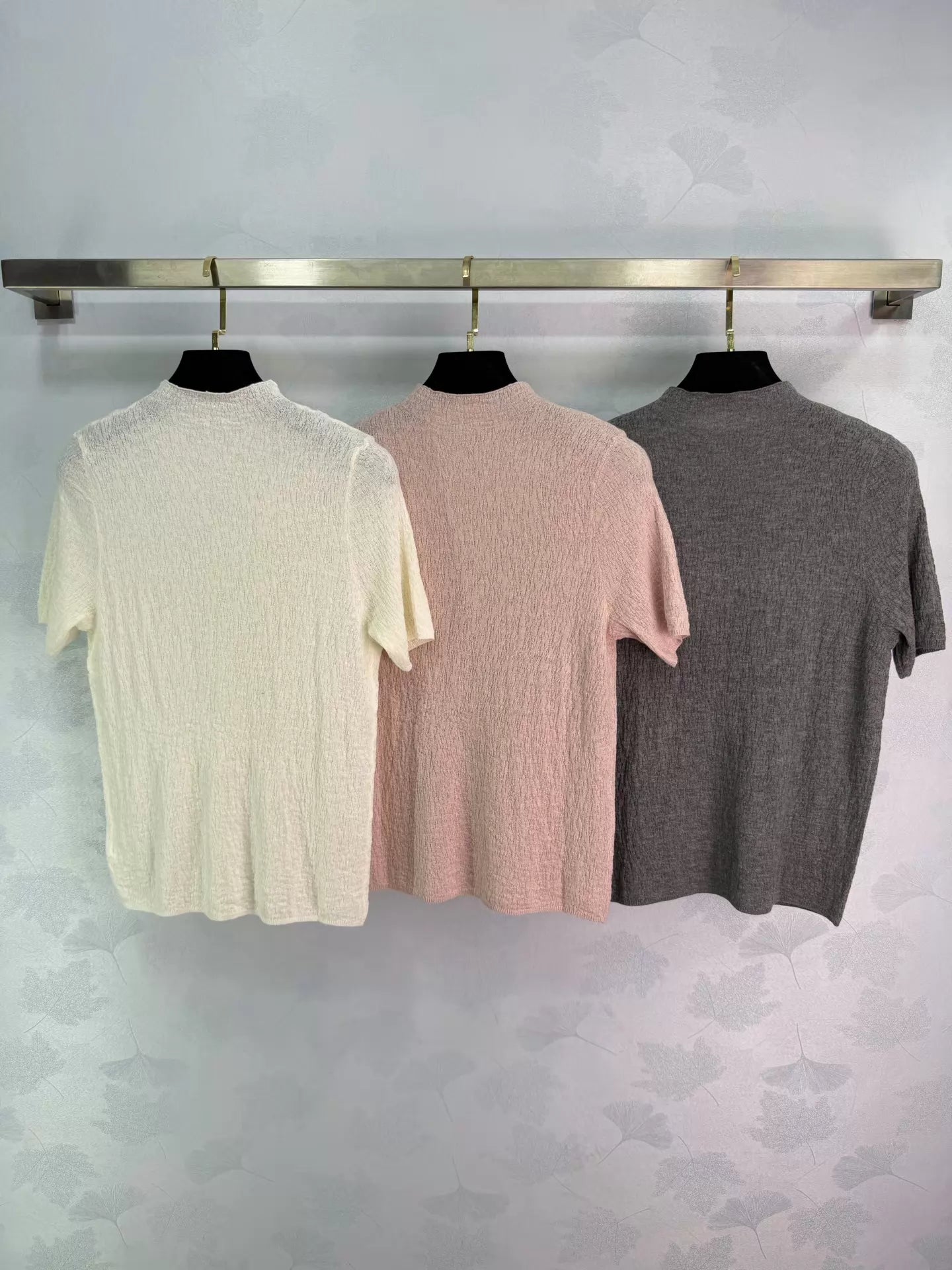 26ss Textured Knit T-Shirt
