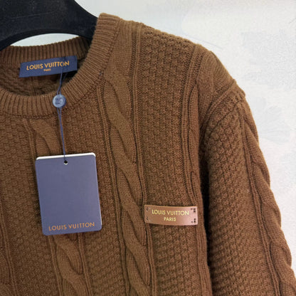 Retro Cable Knit Sweater