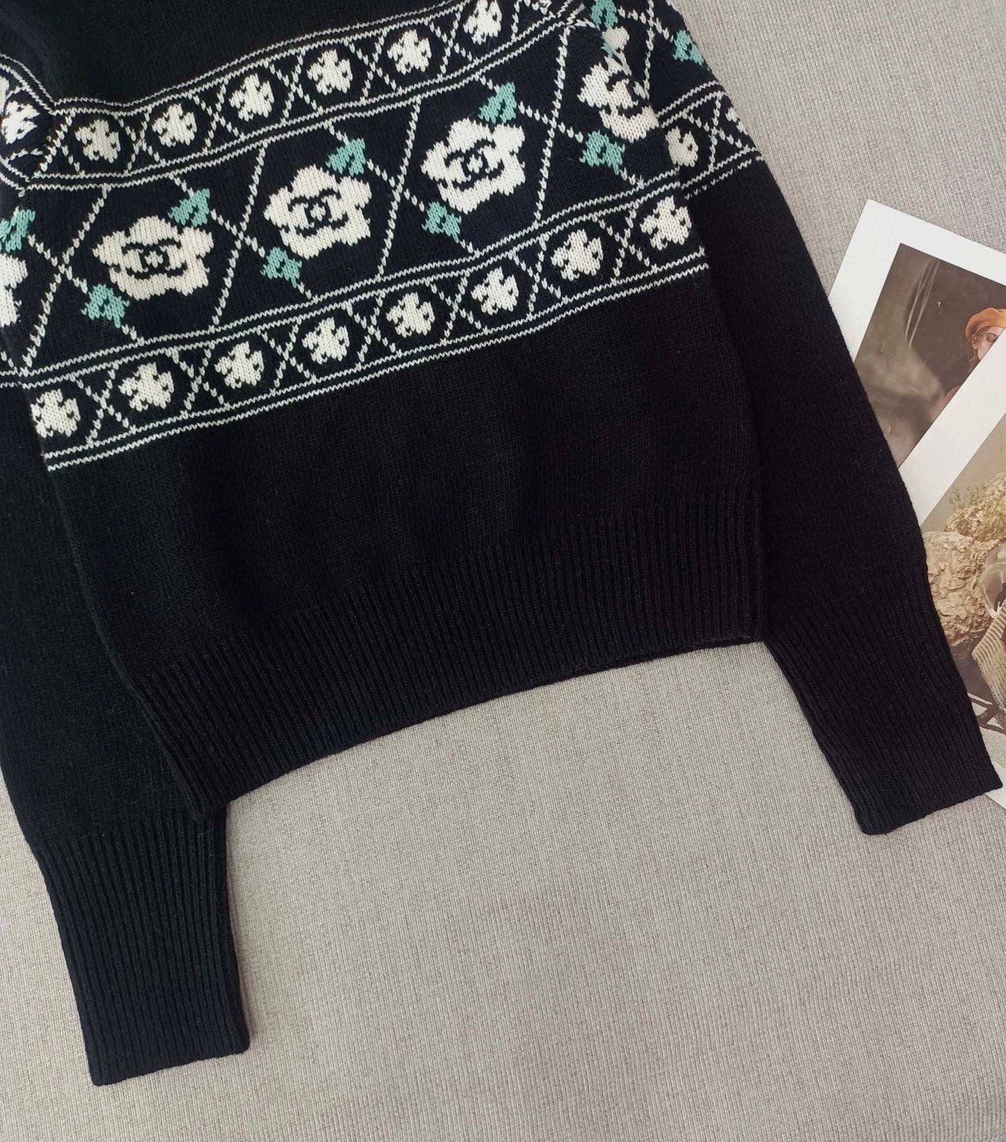 Camellia High Collar Sweater