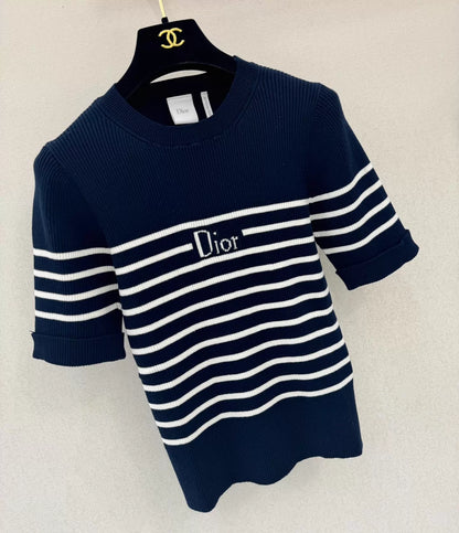 26ss Striped Knit T-Shirt
