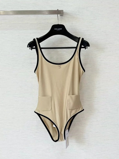 25 Rhinestone Logo Swimsuit