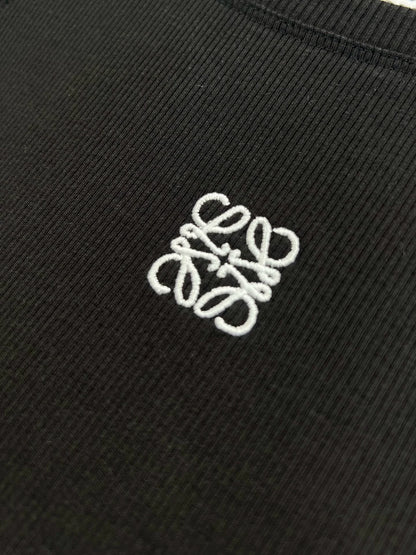 25Fw micro embroidered long sleeved base T-shirt