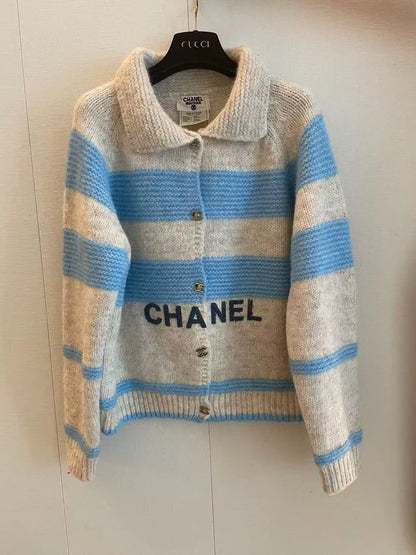New striped cardigan (vintage series)