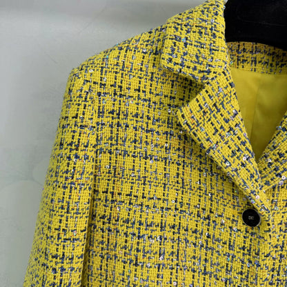 26ss Lemon yellow coat