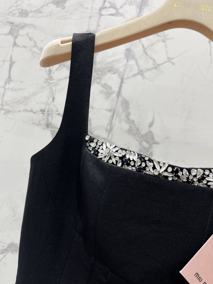 Velvet slip dress