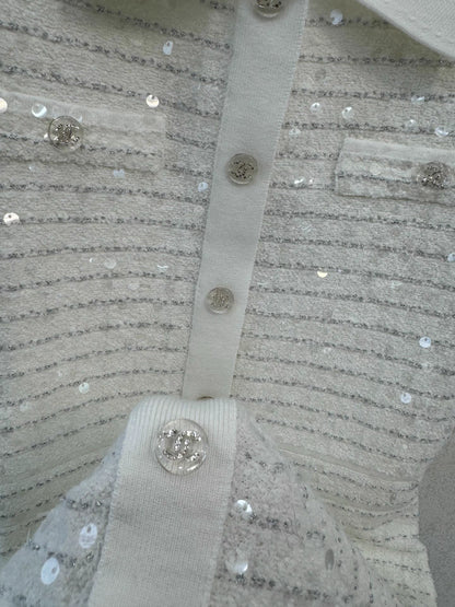 Sequined Knit Dress