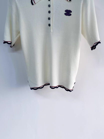 26ss Collared Logo T-shirt