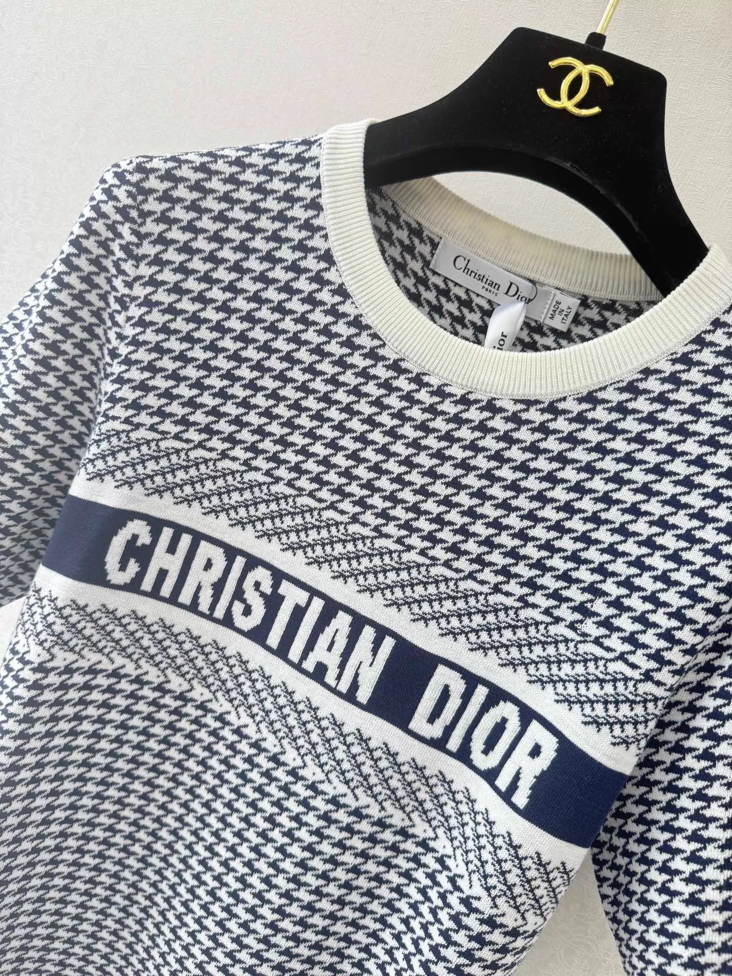 26ss Tweed Knit T-Shirt