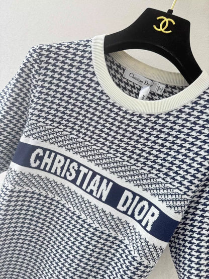 26ss Tweed Knit T-Shirt