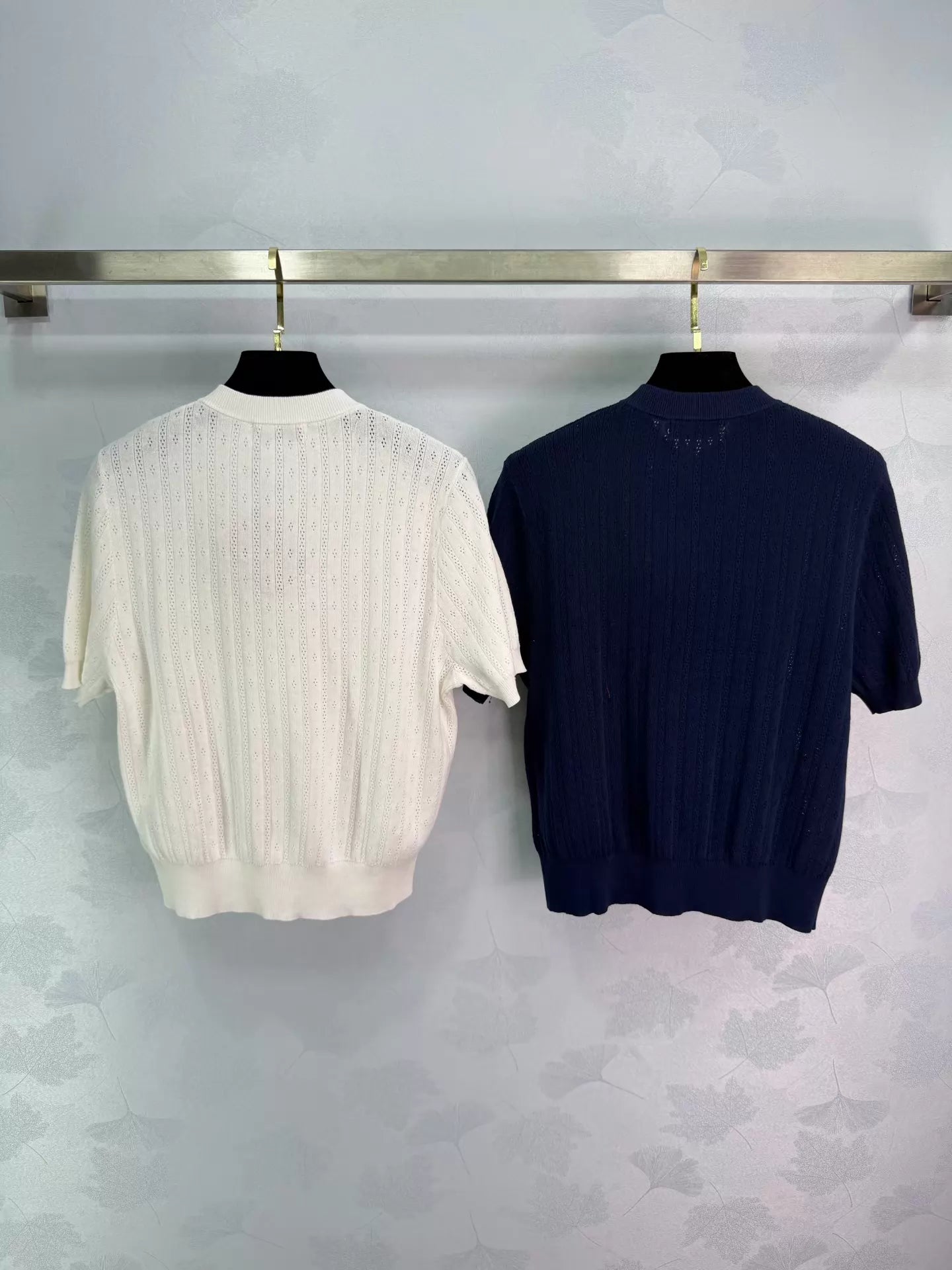 Openwork Knit T-shirt