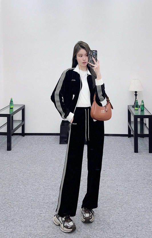 25fw Casual jacket, jacket, pants set