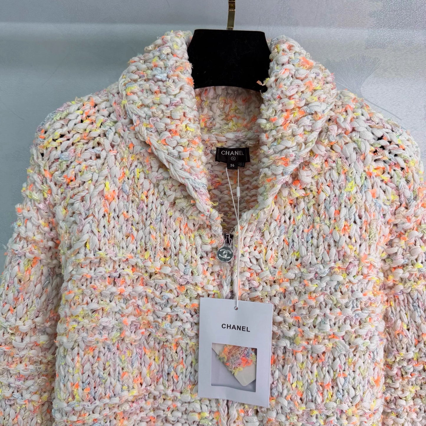 Chunky knit crochet sweater