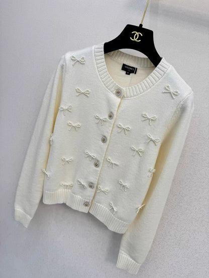 Bow Knit Cardigan
