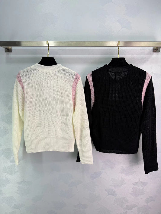 Floral Embroidery Sweater