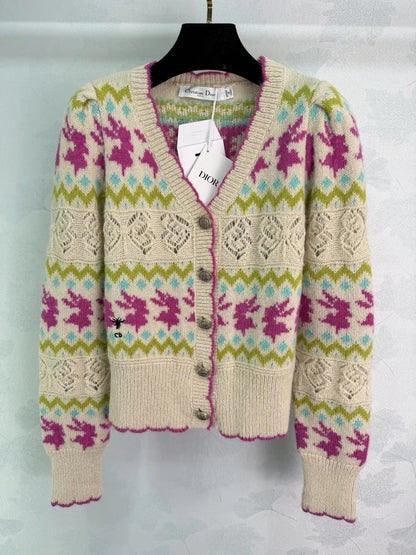 Logo Knit Cardigan
