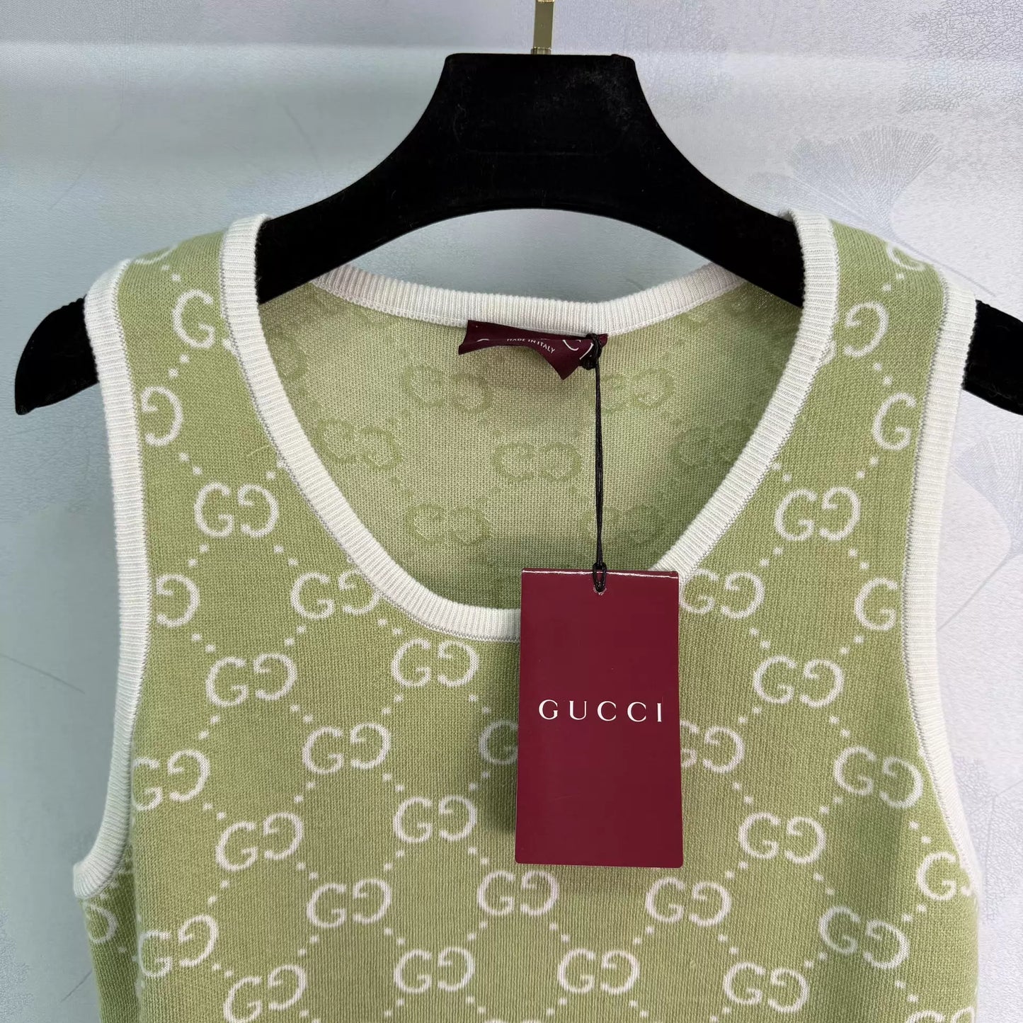 26ss Jacquard Knit Vest
