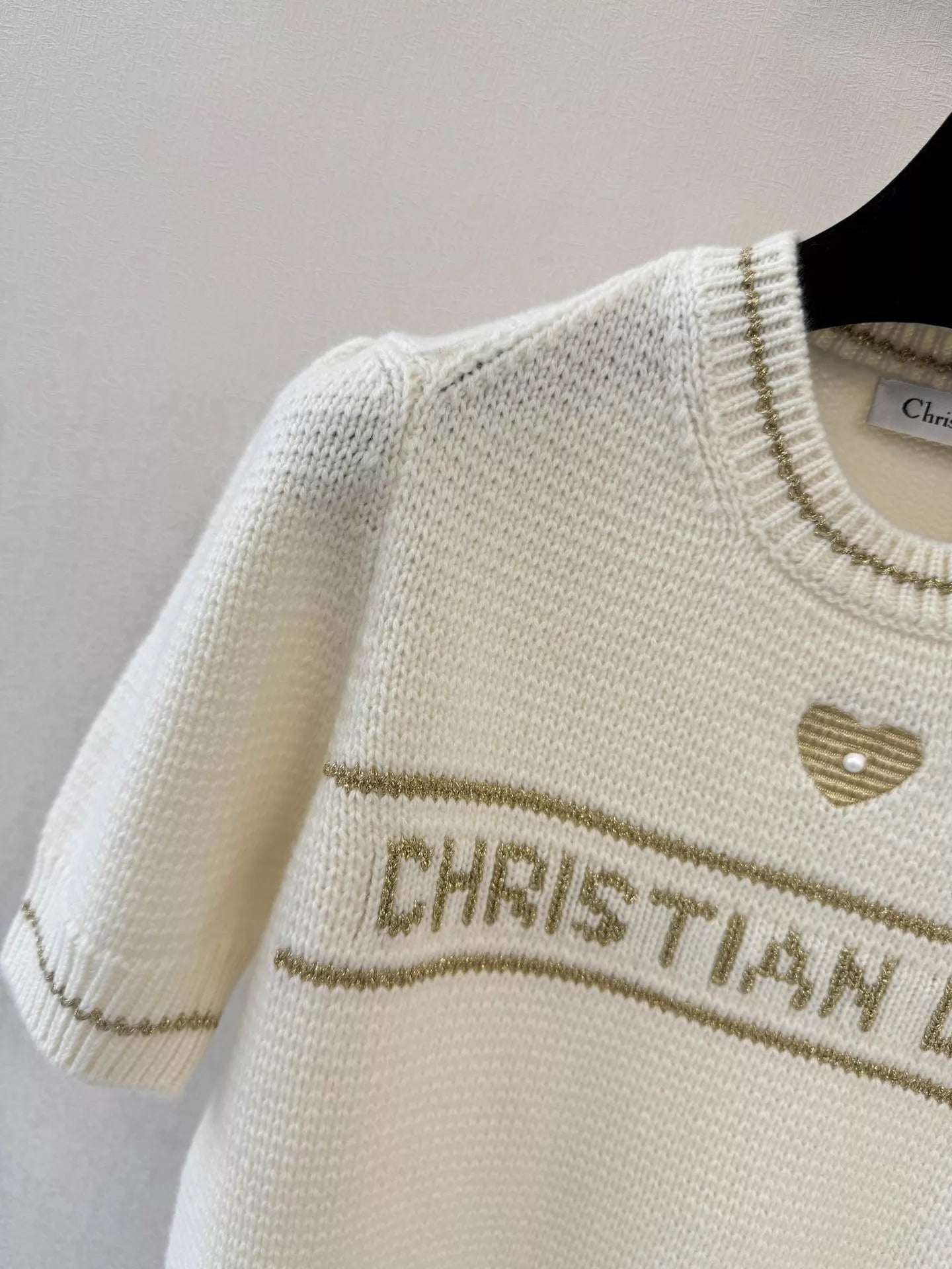 26ss Short-sleeved knit sweater