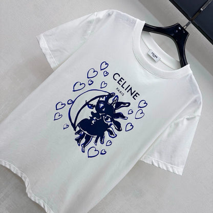 Celine/26ss New Short Sleeve
