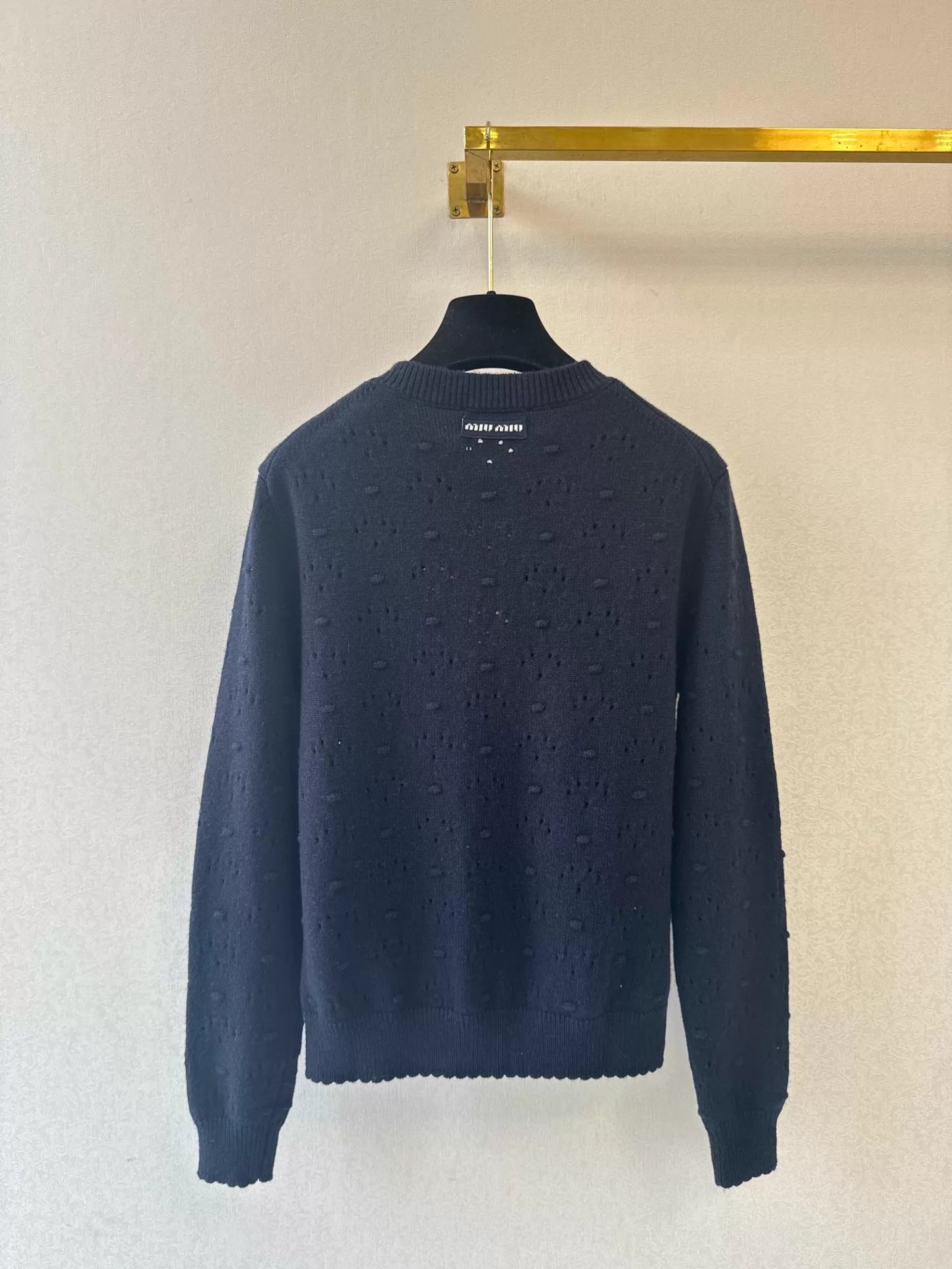 26ss Openwork Knit Cardigan