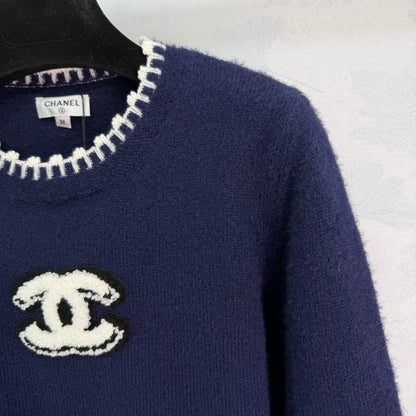 Color-blocked Knit Sweater