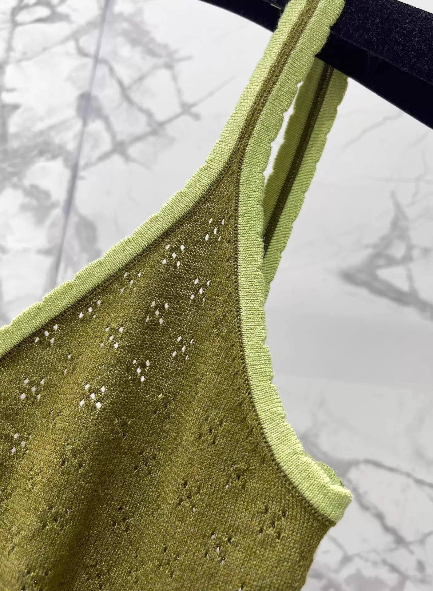 26ss Lace-trimmed Vest
