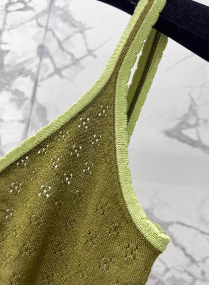 26ss Lace-trimmed Vest