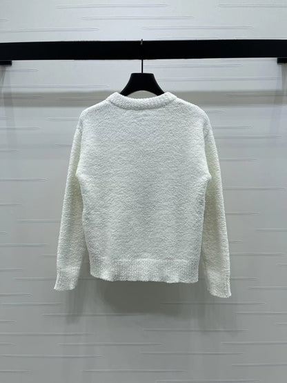 Crew Neck Letter Sweater
