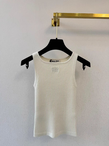 White Knitted Vest