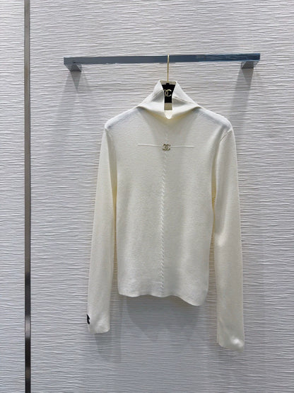 26New High-Neck Long-Sleeve Base Layer with Logo