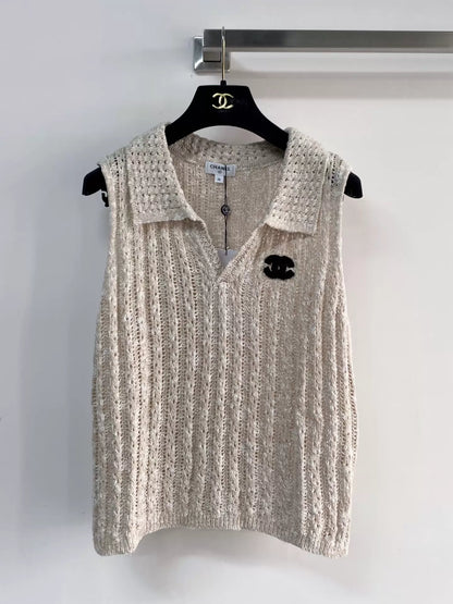 26ss 3D textured vest