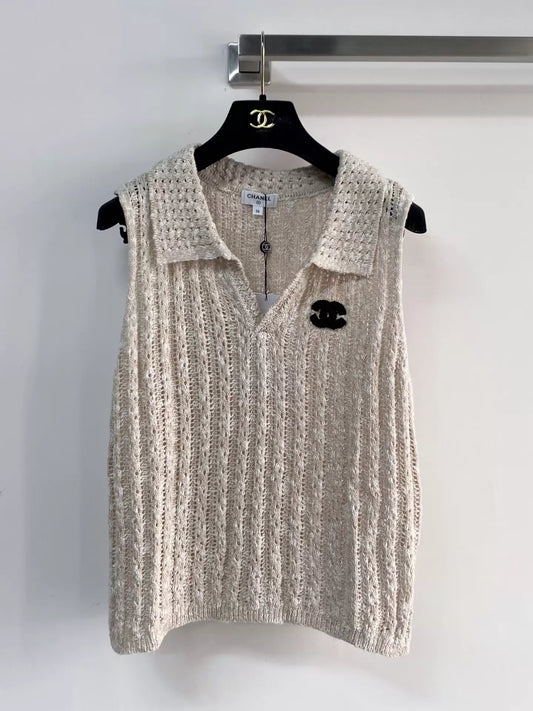 26ss 3D textured vest