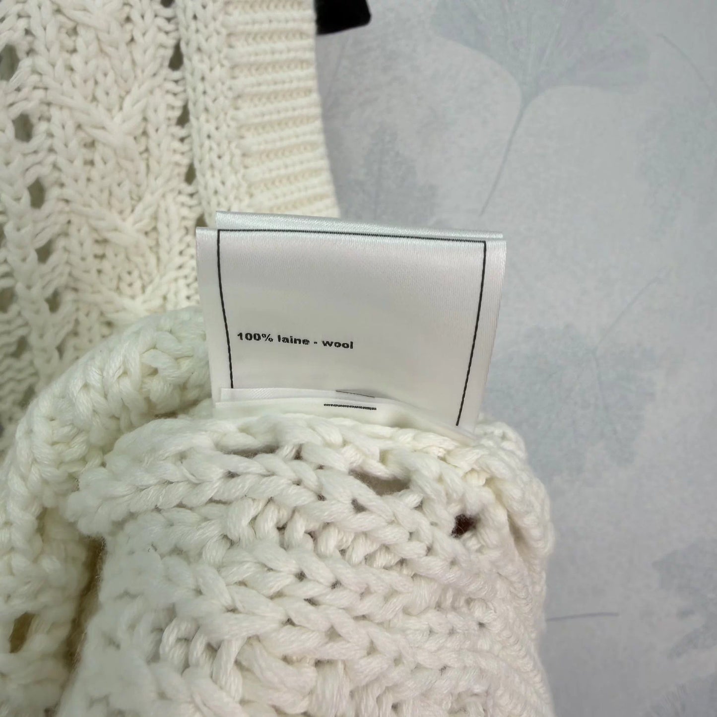 Openwork Knit Sleeveless Vest