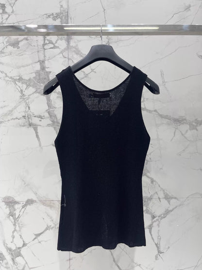 26ss V-neck Knit Vest