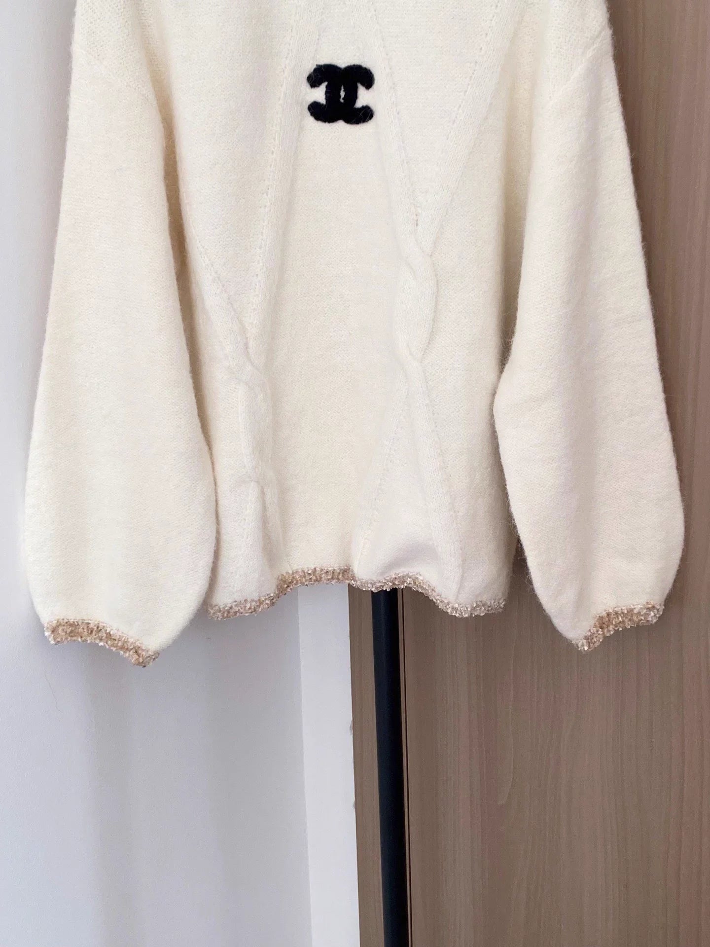 Knitted Long-Sleeve Sweater