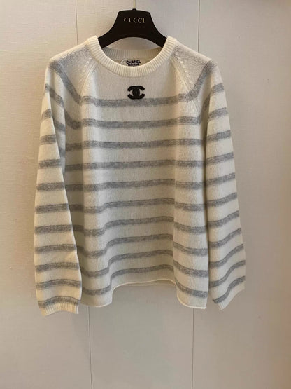 Striped Knit Sweater