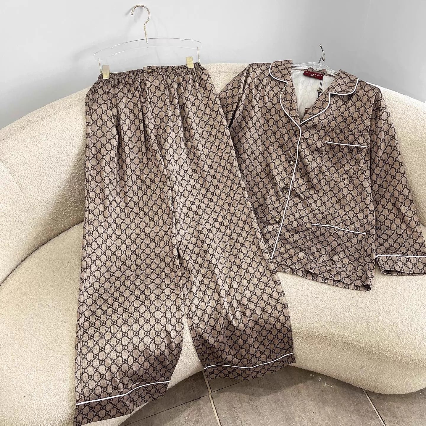 26ss monogrammed shirt + trousers