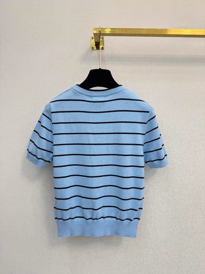 26ss Striped Knit T-shirt