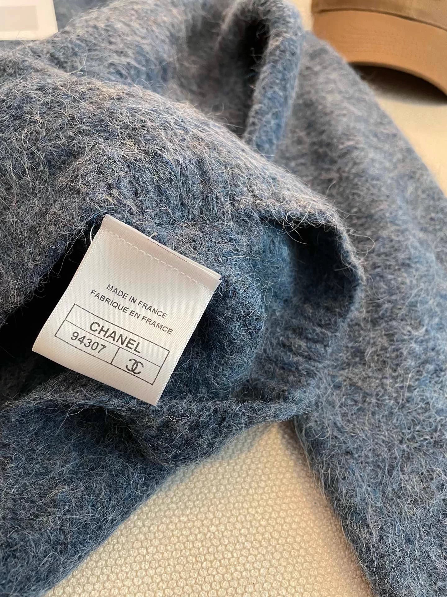 Haze Blue Crew Neck Sweater
