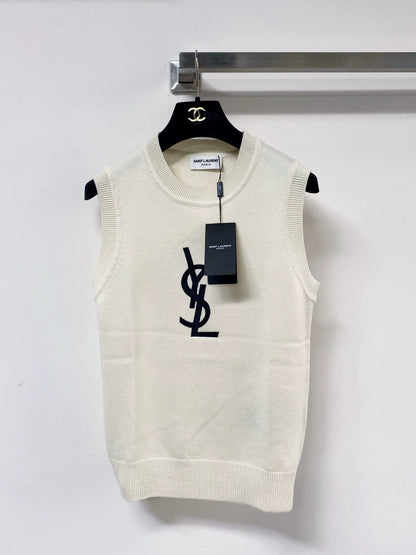26ss Logo Knitted Vest