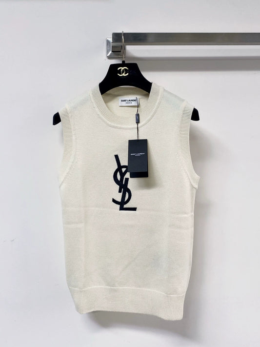26ss Logo Knitted Vest