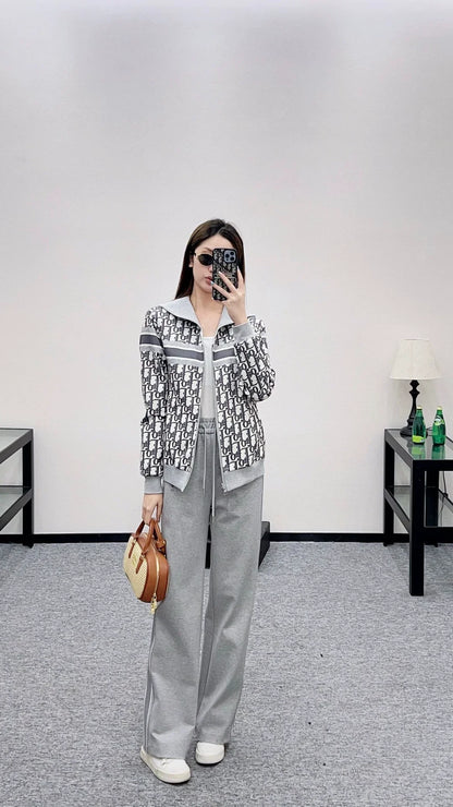 25fw Double sided hooded jacket and long pants set